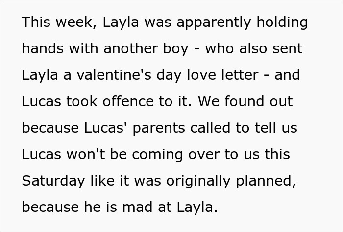 "My Husband Wants Us To Punish Layla": Parents Disagree Over Whether To Punish 7 Y.O. For “Cheating On Boyfriend”
