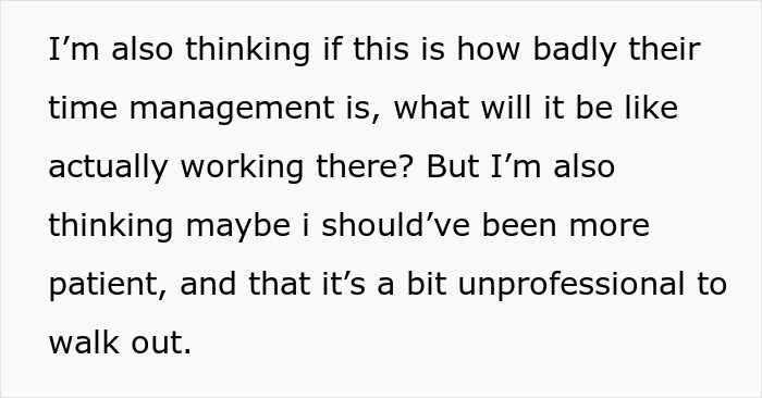 Jobseeker Is Disappointed That Their Interview Is 35 Minutes Late, Realizes The Recruiter Walked Past Him Several Times Jobseeker Is Disappointed That Their Interview Is 35 Minutes Late, Realizes The Recruiter Walked Past Him Several Times