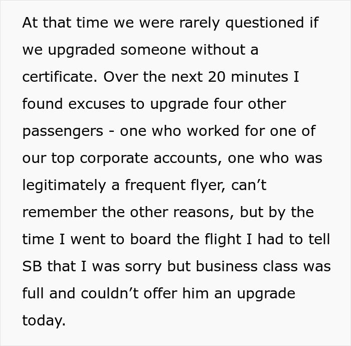 “If There’s Room”: Airline Employee Outsmarts Entitled Customer By Maliciously Complying To Upgrade His Flight “If There’s Room”: Airline Employee Outsmarts Entitled Customer By Maliciously Complying To Upgrade His Flight