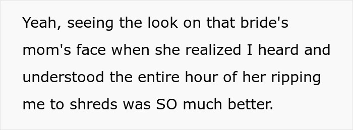 Bridal Stylist Fires Friendly Shots And Says Her Goodbyes In Spanish After Client’s Mom Trash-Talked Her Throughout The Entire Appointment Bridal Stylist Fires Friendly Shots And Says Her Goodbyes In Spanish After Client’s Mom Trash-Talked Her Throughout The Entire Appointment