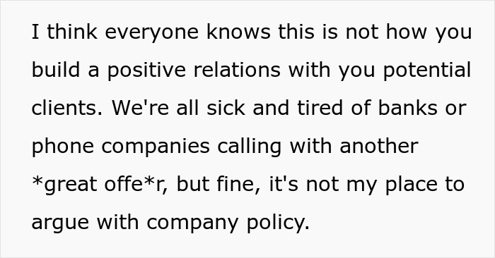 Person Warns Their Boss That The Company Policy Is Annoying To Clients, Boss Refuses To Listen And The Branch Ends Up Getting Closed Person Warns Their Boss That The Company Policy Is Annoying To Clients, Boss Refuses To Listen And The Branch Ends Up Getting Closed