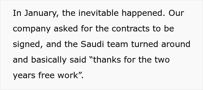 "Thanks For The 2 Years' Free Work": Greedy Execs Take A Project That No One Pays For, Take Away The Bonuses From The Team "Thanks For The 2 Years' Free Work": Greedy Execs Take A Project That No One Pays For, Take Away The Bonuses From The Team