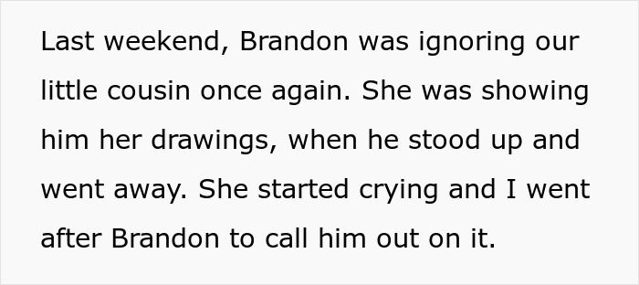 Person Wonders Whether It Was OK To Confront Their “Childfree” Sibling For Consistently Mistreating Their Little Cousin Person Wonders Whether It Was OK To Confront Their “Childfree” Sibling For Consistently Mistreating Their Little Cousin
