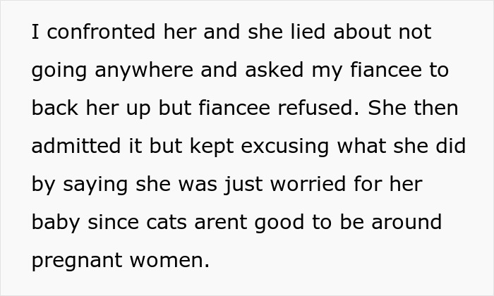 Man Gets Called “Unsupportive” After He Booted His Pregnant Sister-In-Law Out Of His House For Mistreating His Cat