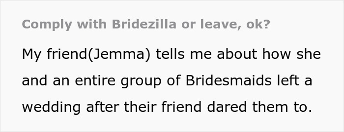 Bridezilla Has An Awkward Wedding With No Bridesmaids After They All Leave Over Her Mistreatment Of A Woman With Glasses Bridezilla Has An Awkward Wedding With No Bridesmaids After They All Leave Over Her Mistreatment Of A Woman With Glasses
