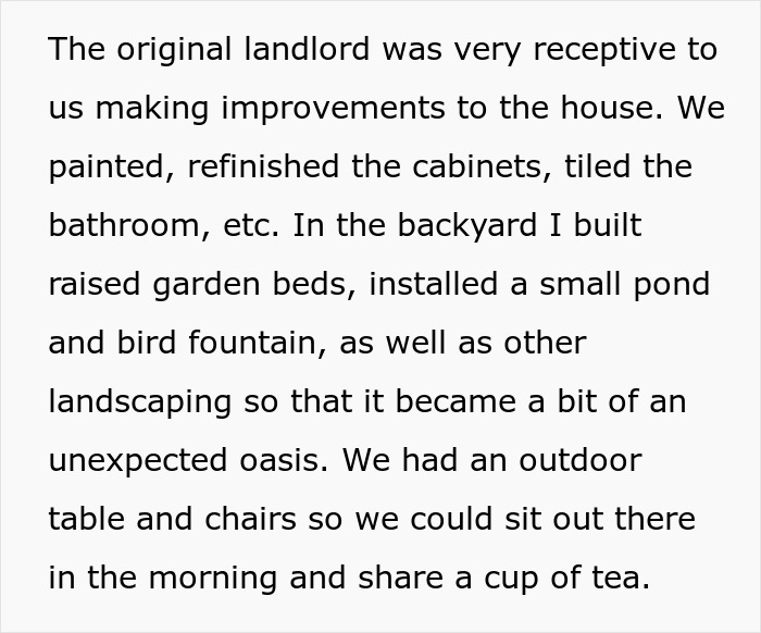 New Landlord Demands Tenants Restore The Garden To Its Original State, Loses It When He Sees It's Now Just A Patch Of Dirt New Landlord Demands Tenants Restore The Garden To Its Original State, Loses It When He Sees It's Now Just A Patch Of Dirt
