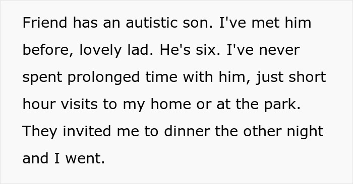 Parents furious after dinner Guests fail to attend son's autism ritual, causing chaos and broken dishes
