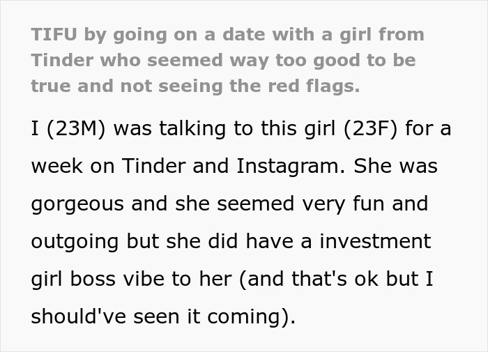 "I Laughed So Much On The Way Home That I Was Crying": Guy Goes On A Date With A Really Pretty Girl, It Ends Up Being A Pyramid Scheme Scam