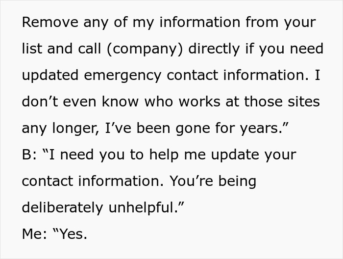 Person Frustrated After They Get Work Call 8 Years After Quitting And The Caller Won’t Stop Asking For Help Person Frustrated After They Get Work Call 8 Years After Quitting And The Caller Won’t Stop Asking For Help