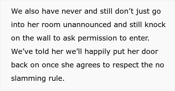 14-Year-Old Won’t Stop Slamming Her Bedroom Door And Parents Replace It With A Curtain, But She’s Not Having It 14-Year-Old Won’t Stop Slamming Her Bedroom Door And Parents Replace It With A Curtain, But She’s Not Having It