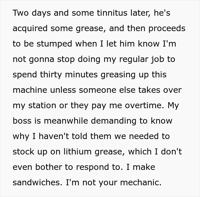 Angry Boss Belittles Employee For Following Exact Meat Slicer Cleaning Instructions, Gets Slapped With Malicious Compliance Angry Boss Belittles Employee For Following Exact Meat Slicer Cleaning Instructions, Gets Slapped With Malicious Compliance