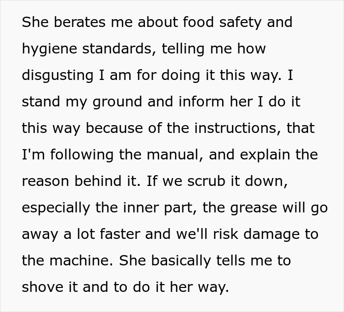 Angry Boss Belittles Employee For Following Exact Meat Slicer Cleaning Instructions, Gets Slapped With Malicious Compliance Angry Boss Belittles Employee For Following Exact Meat Slicer Cleaning Instructions, Gets Slapped With Malicious Compliance
