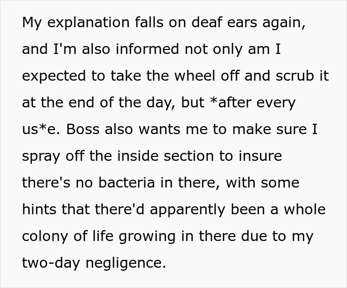 Angry Boss Belittles Employee For Following Exact Meat Slicer Cleaning Instructions, Gets Slapped With Malicious Compliance Angry Boss Belittles Employee For Following Exact Meat Slicer Cleaning Instructions, Gets Slapped With Malicious Compliance