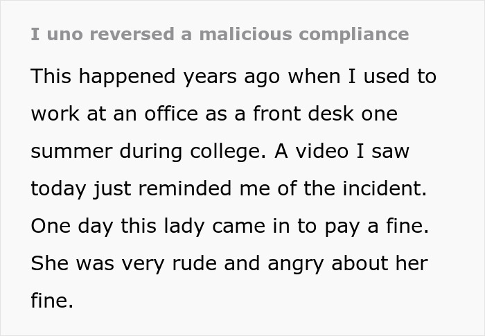 Karen's Malicious Compliance Embarrassingly Fails After Employee Outsmarts Her At Her Own Game Karen's Malicious Compliance Embarrassingly Fails After Employee Outsmarts Her At Her Own Game