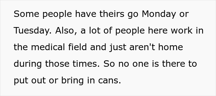 HOA Makes Homeowners Put Their Trash Cans Out At Specific Time, Regret It When They Maliciously Comply HOA Makes Homeowners Put Their Trash Cans Out At Specific Time, Regret It When They Maliciously Comply