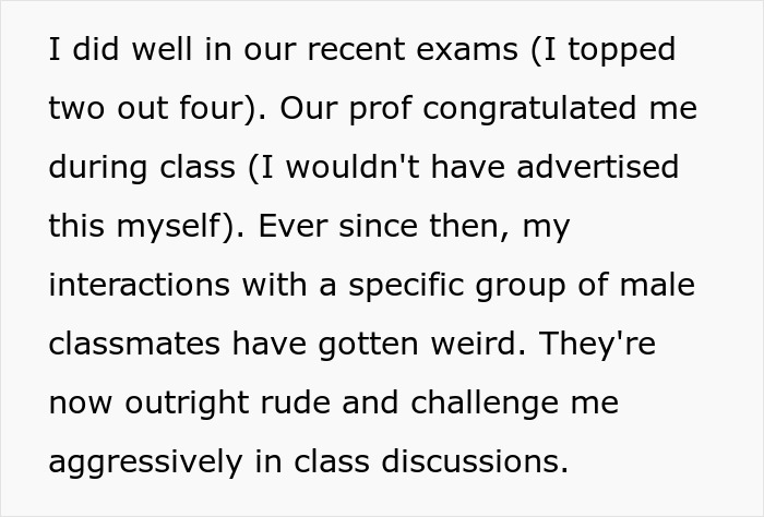University Student Is Backed Online For Reporting Her Classmates Who Kept Hanging ‘Pretty Privilege’ On Her University Student Is Backed Online For Reporting Her Classmates Who Kept Hanging ‘Pretty Privilege’ On Her
