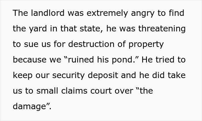 New Landlord Demands Tenants Restore The Garden To Its Original State, Loses It When He Sees It's Now Just A Patch Of Dirt New Landlord Demands Tenants Restore The Garden To Its Original State, Loses It When He Sees It's Now Just A Patch Of Dirt