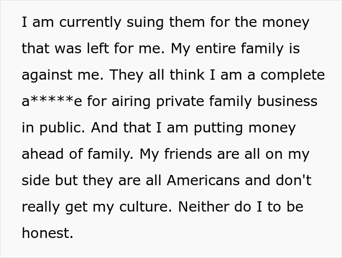 Family Are Furious With Daughter After She Sues Them For Stealing Her College Fund So Their Son Could Have A Grand Wedding Family Are Furious With Daughter After She Sues Them For Stealing Her College Fund So Their Son Could Have A Grand Wedding
