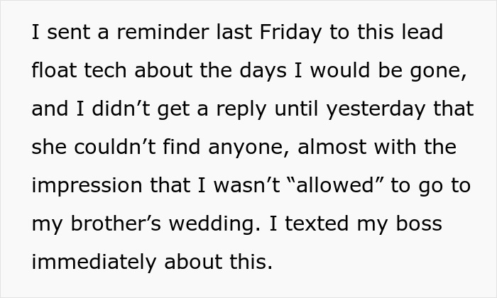 "Tell Me You Are American Without Telling": Woman Stands Up For Her Priorities And Quits Job To Attend Brother's Wedding After Getting Support Online "Tell Me You Are American Without Telling": Woman Stands Up For Her Priorities And Quits Job To Attend Brother's Wedding After Getting Support Online