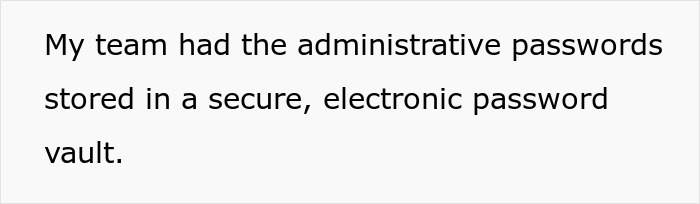Company Demands Passwords From An Employee That Was Fired 4 Years Ago, Threatens To Sue Him Company Demands Passwords From An Employee That Was Fired 4 Years Ago, Threatens To Sue Him