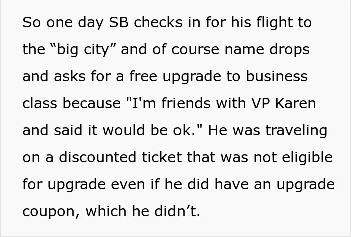 “If There’s Room”: Airline Employee Outsmarts Entitled Customer By Maliciously Complying To Upgrade His Flight