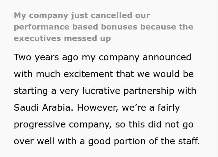 "Thanks For The 2 Years' Free Work": Greedy Execs Take A Project That No One Pays For, Take Away The Bonuses From The Team "Thanks For The 2 Years' Free Work": Greedy Execs Take A Project That No One Pays For, Take Away The Bonuses From The Team