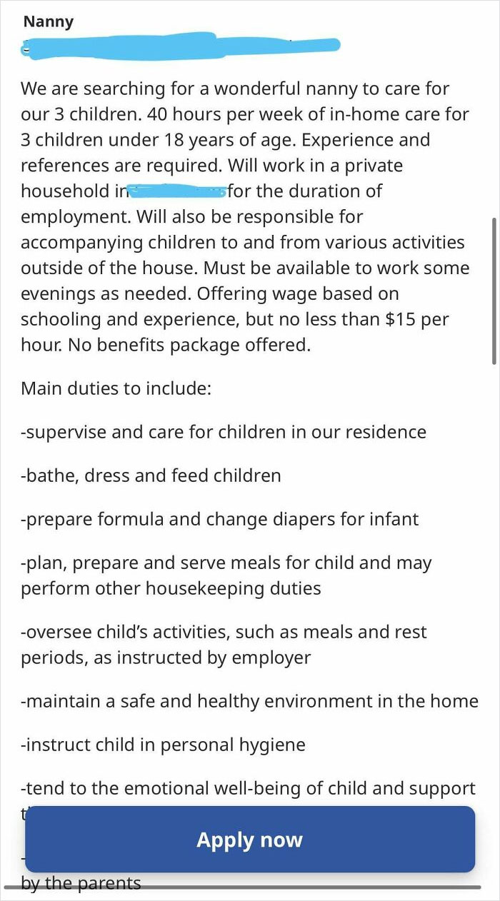 $15 For A Nanny With Experience And Education? Good Luck!
