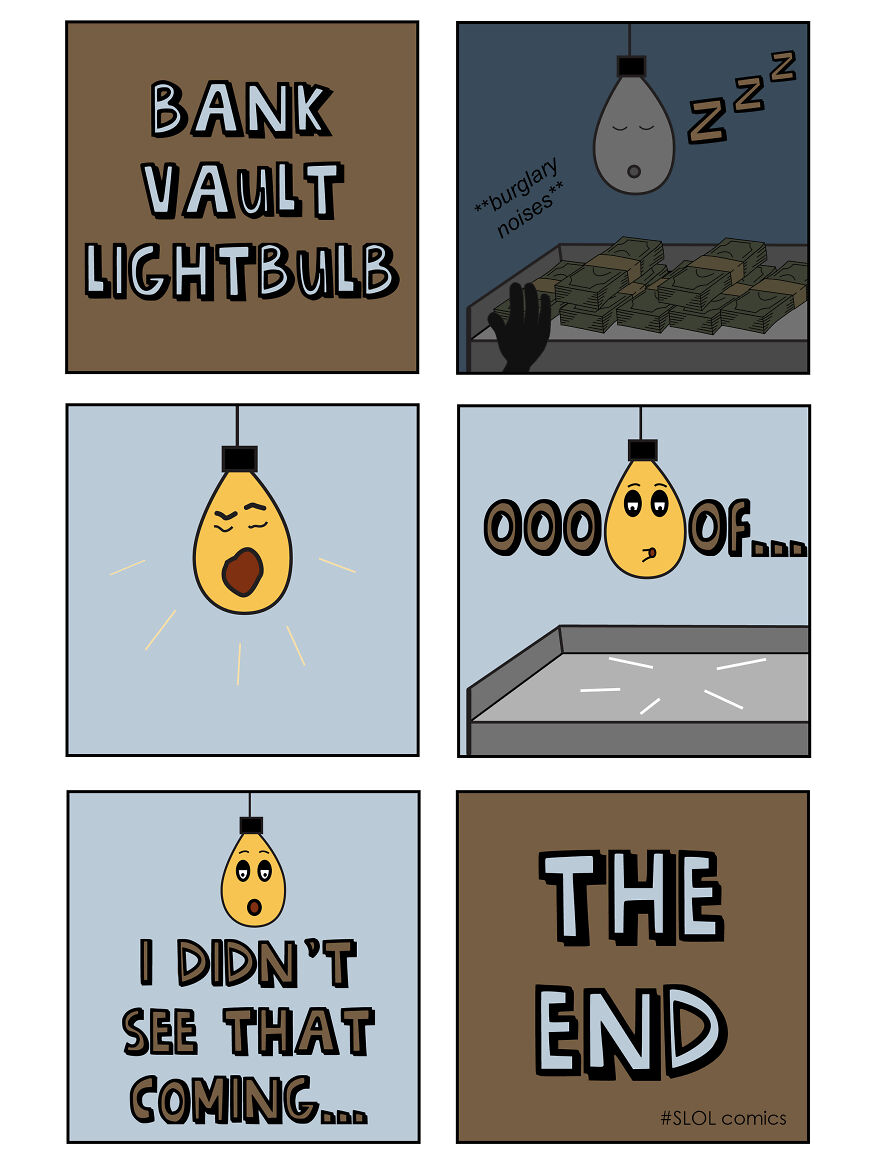 I Create Comics Form A Perspective Of A Lightbulb