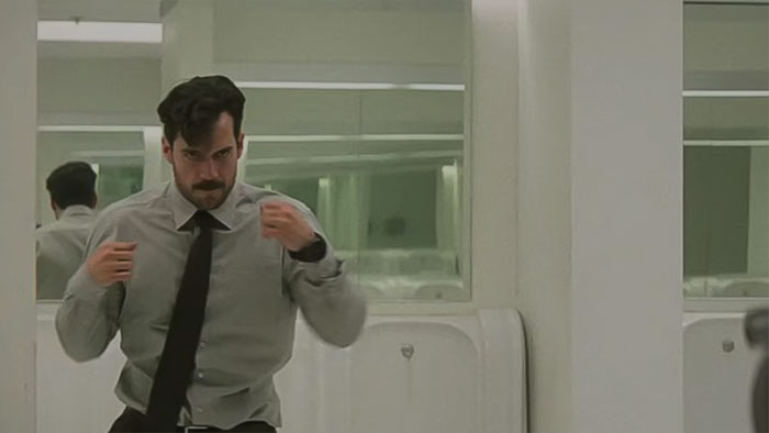 August Walker fighting in the restroom 