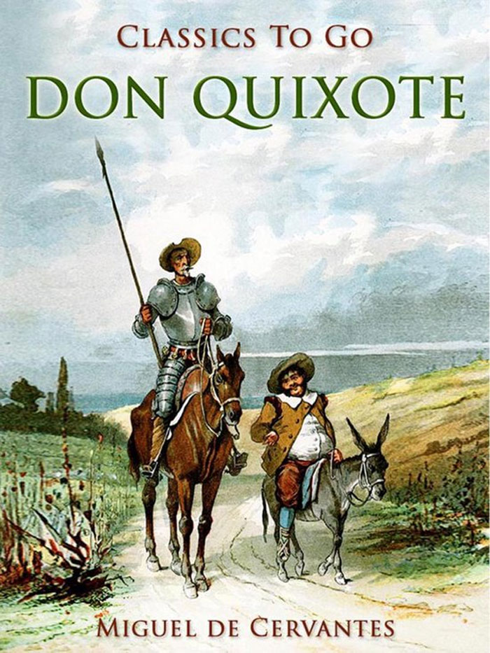 Cover for "Don Quixote" book