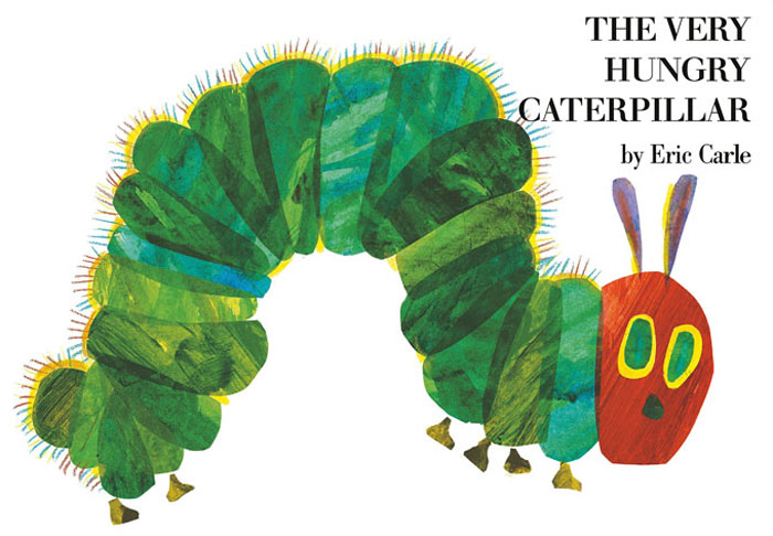Cover for "The Very Hungry Caterpillar" book