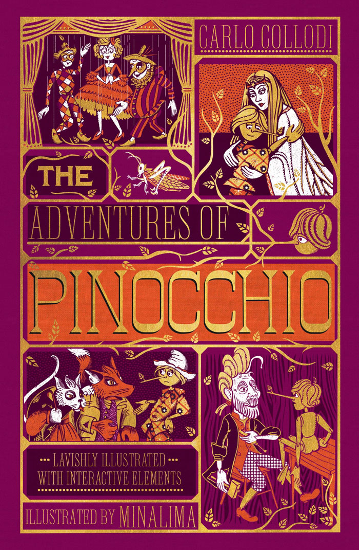 Cover for "The Adventures Of Pinocchio" book