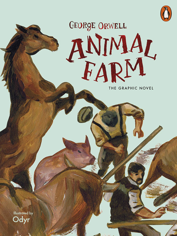 Cover for "Animal Farm" book