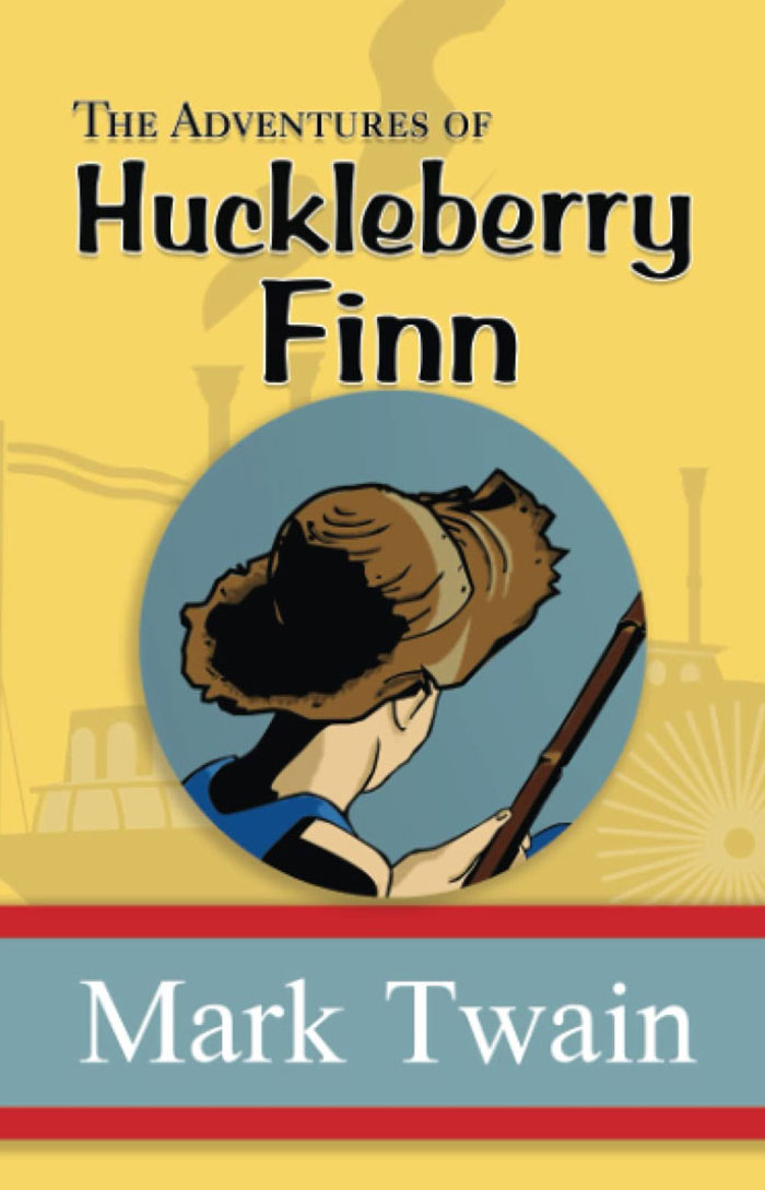 Cover for "Adventures Of Huckleberry Finn" book