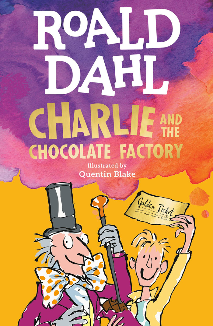 Cover for "Charlie And The Chocolate Factory" book