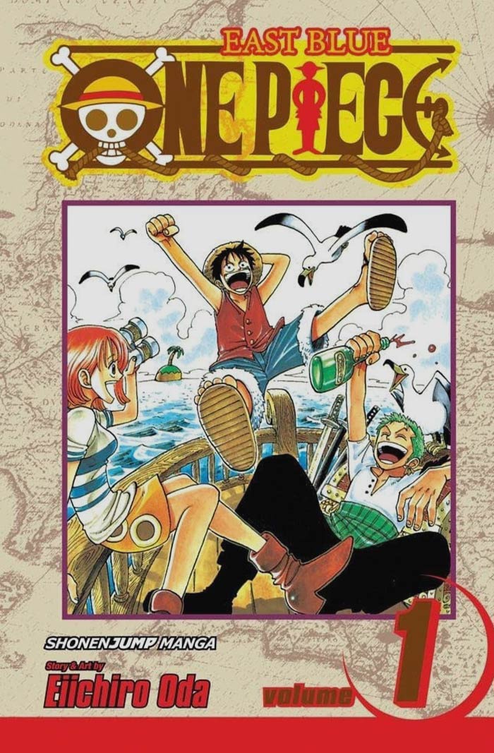 Manga cover for "One Piece"