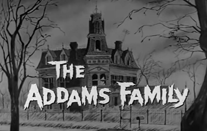 Intro of "The Addams Family" tv show