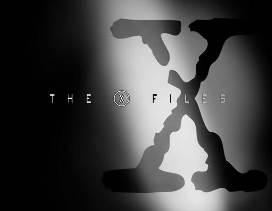 Intro scene of "The X-Files" tv show