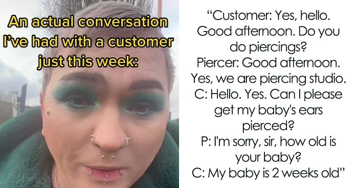Parent Wants To Get Their 2-Week-Old’s Ears Pierced But This Body Piercer Refuses