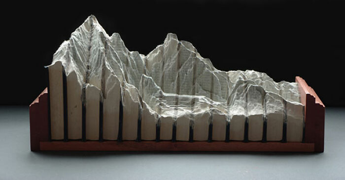 Carved Book Landscapes By Guy Laramee