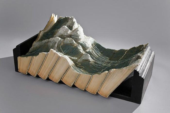 Carved Book Landscapes By Guy Laramee
