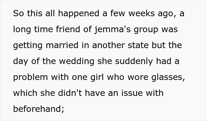 Bridezilla Has An Awkward Wedding With No Bridesmaids After They All Leave Over Her Mistreatment Of A Woman With Glasses Bridezilla Has An Awkward Wedding With No Bridesmaids After They All Leave Over Her Mistreatment Of A Woman With Glasses