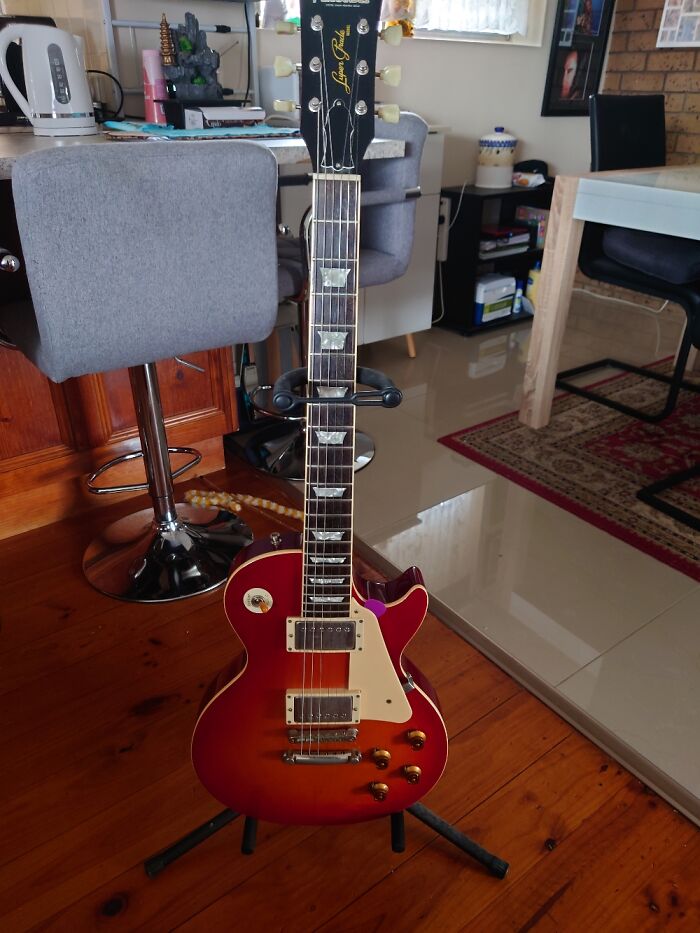 My Wife And Son Got Me This Little Beauty For My 30th Birthday I'm 59 And Still Playing