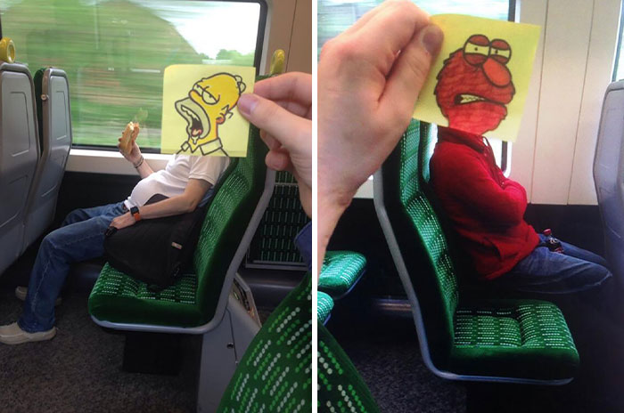 This Illustrator Turned Fellow Commuters Into Cartoonish Characters (21 Pics)