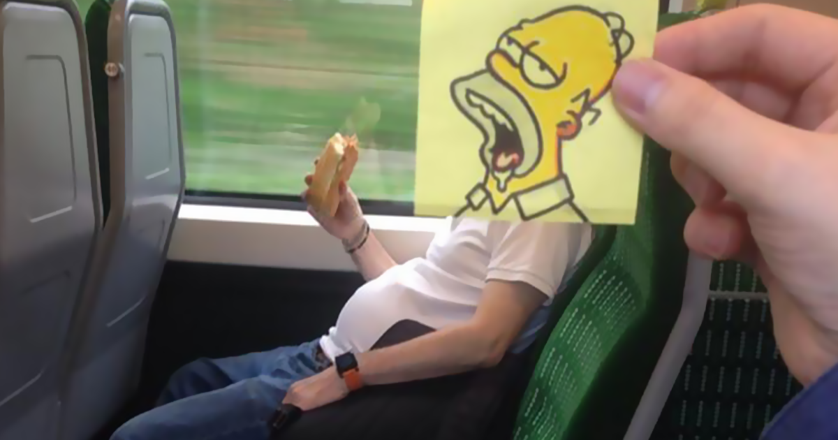 This Illustrator Turned Fellow Commuters Into Cartoonish Characters (21 ...
