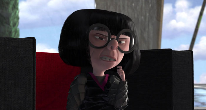 Edna Mode looking irritated