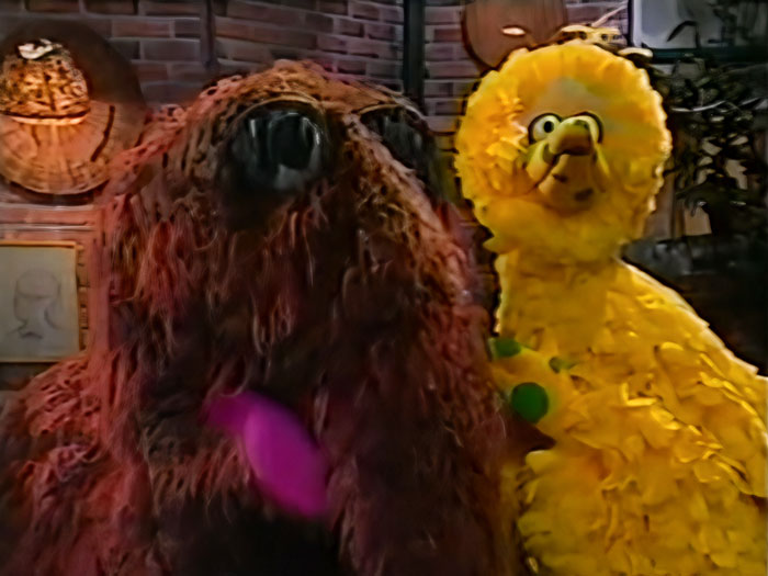 Two cartoon characters in a playful setting, showcasing expressions that suit any real life situation.