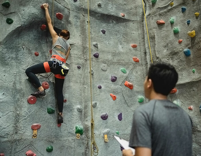 Try Indoor Rock Climbing