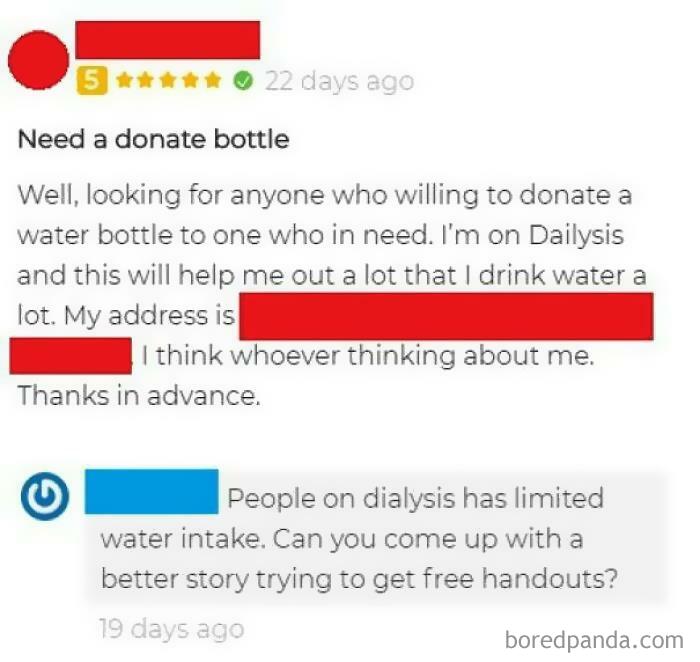 This Was Posted As A Review On A High-End Water Bottle’s Website