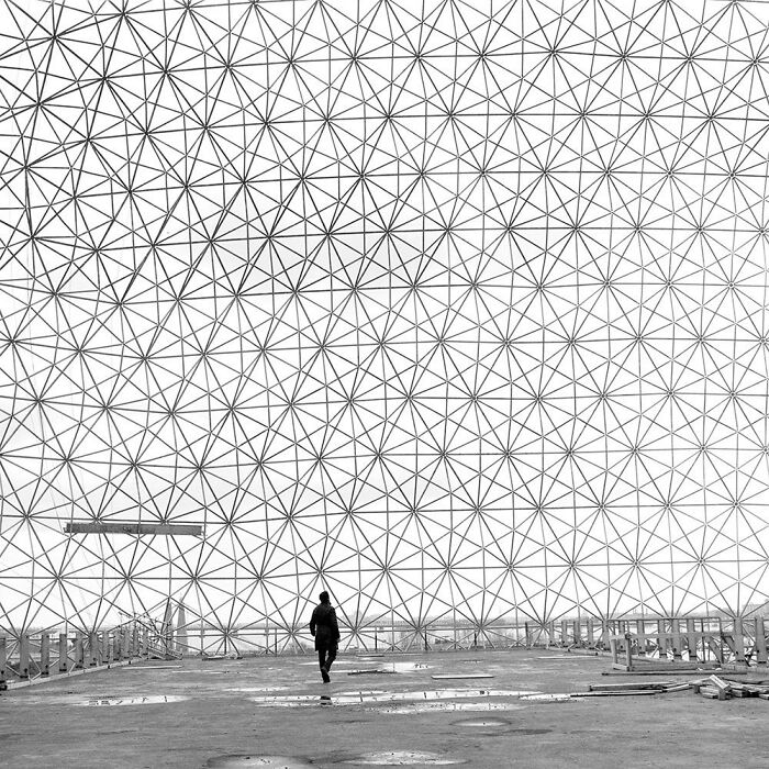 Buckminster Fuller's Former United States Pavilion At Expo 67, Montréal, Québec. Photo: Robert Duchesnay